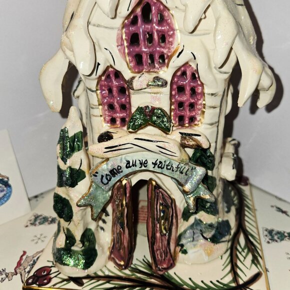 Blue Sky 14" Christmas Church Village Figurine By Heather Goldminc "Come All Ye - Picture 2 of 10